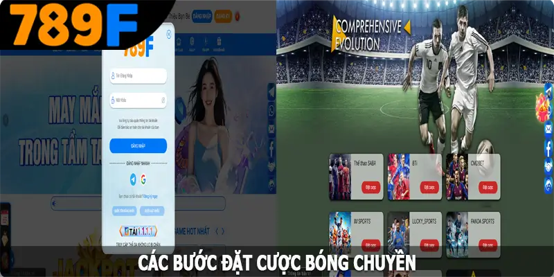 Các bước đặt cược bóng chuyền tại nhà cái 789F