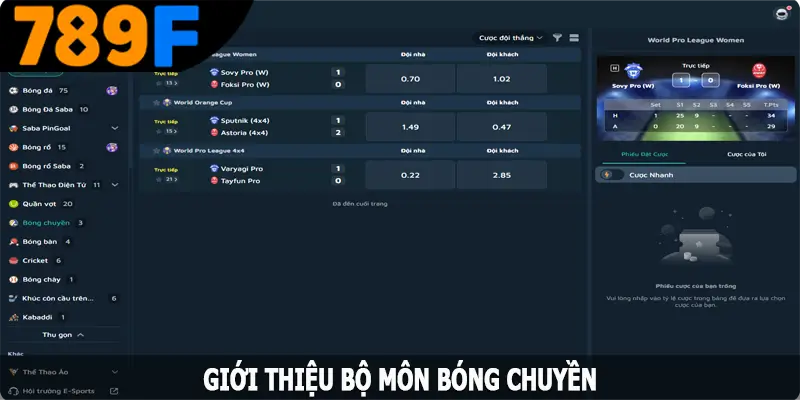 Giới thiệu bộ môn bóng chuyền